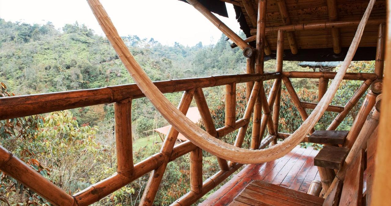 Hotel Guatape Adrianas Bambu Exterior foto