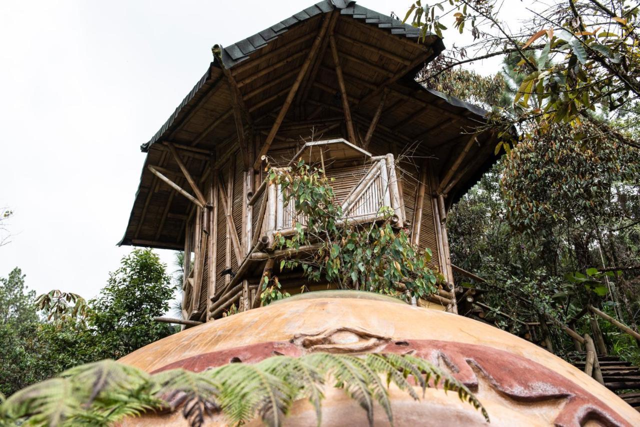 Hotel Guatape Adrianas Bambu Exterior foto